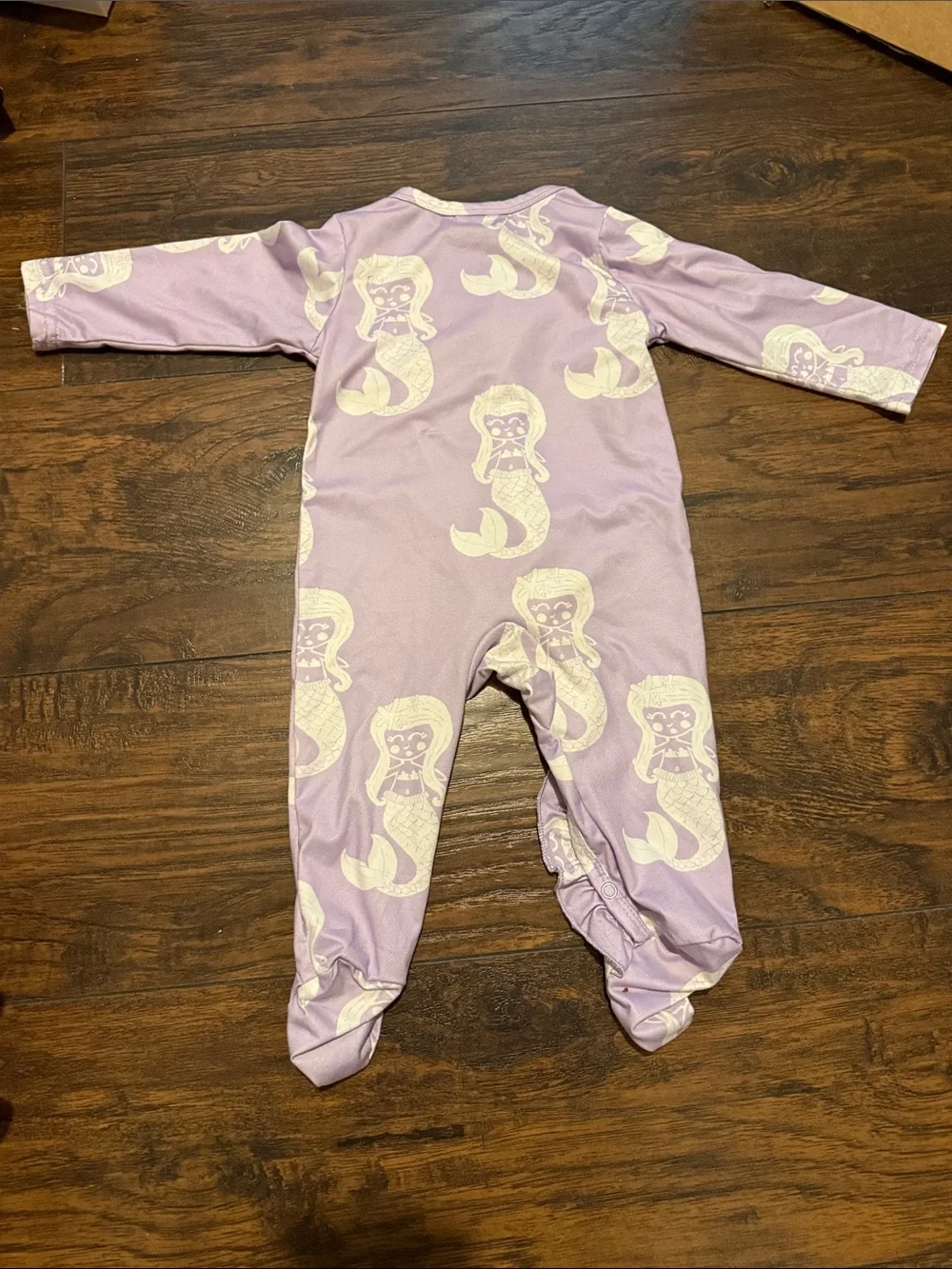 Mermaid Purple and white onesie